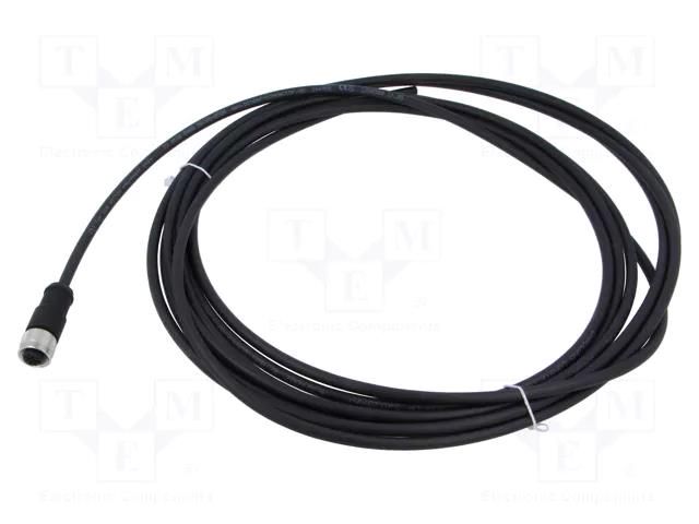 Cable: for sensors/automation; M12; PIN: 5; shielded,straight; 5m BINDER 773530000050705-05