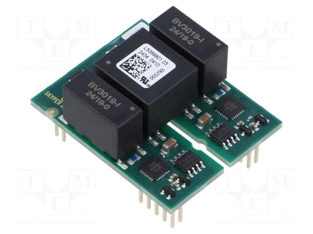 Module: gate driver board; SKYPER®; PCB; 1.7kV; 14.55÷15.45VDC SEMIKRON DANFOSS SKYPER12R