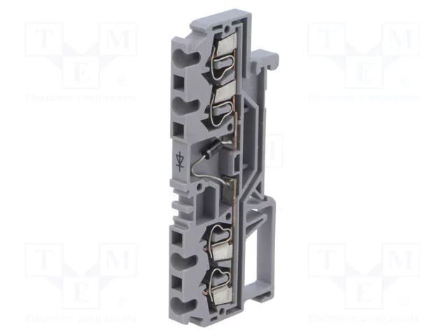 Rail mounted connector WS2.5-QU-LD-01P-11 DEGSON ELECTRONICS WS2.5-QU-LD-01P-11