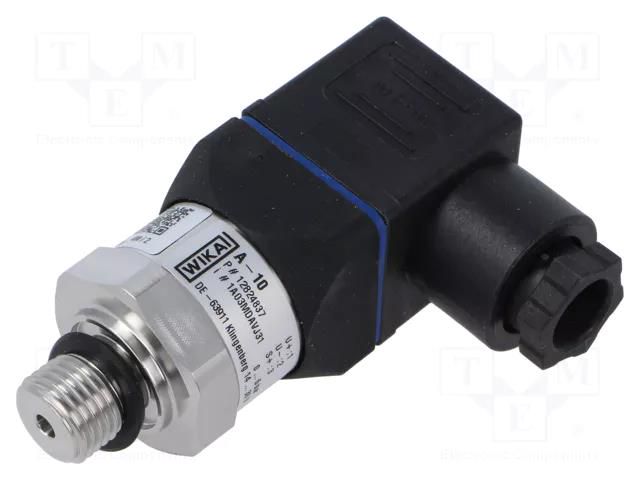 Converter: pressure; Pressure setting range: 0÷6bar; 0.5%; IP67 WIKA A106BG360HD1ZFCAGZ