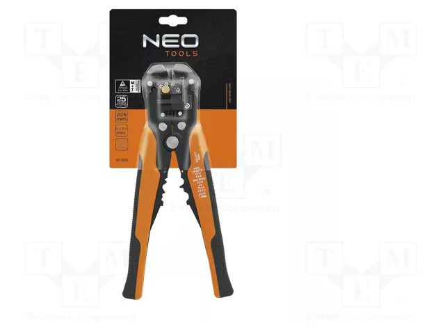 Multifunction wire stripper and crimp tool; 0.5÷6mm2; 205mm NEO TOOLS NEO-01-500