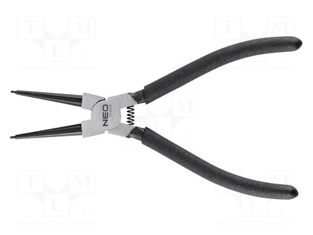 Pliers; for circlip; internal; 19÷60mm; Pliers len: 180mm; Ø: 1.3mm NEO TOOLS NEO-01-088