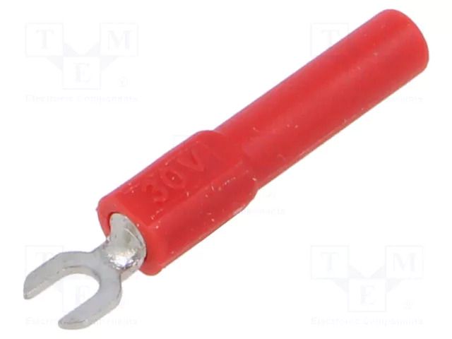 Connector: fork terminals; banana 4mm plug,fork terminal; 60VDC MUELLER ELECTRIC BU-30211A-02