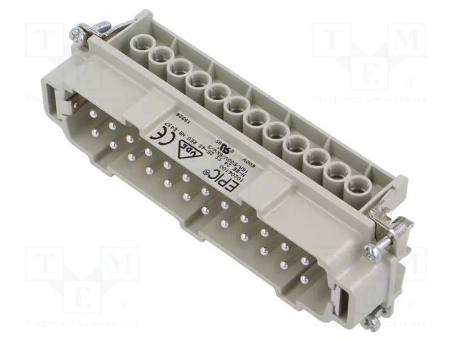 Connector: HDC; contact insert; male; EPIC H-BE; PIN: 24; 16A; 500V LAPP 10204100