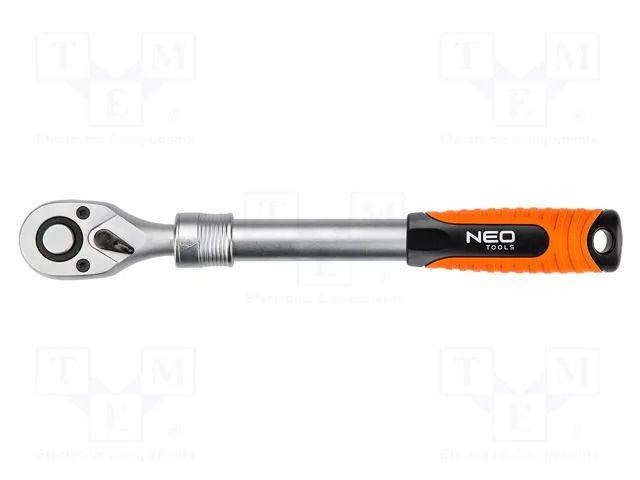 Rattle; telescopic; 150÷200mm; Teeth: 72; 1/4" NEO TOOLS NEO-08-502