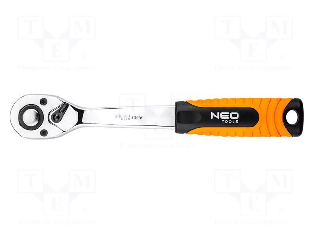 Rattle; 3/8"; with switch; 195mm; Teeth: 72 NEO TOOLS NEO-08-507