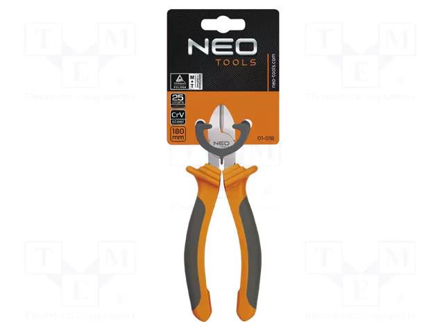 Pliers; side,cutting; 180mm NEO TOOLS NEO-01-018