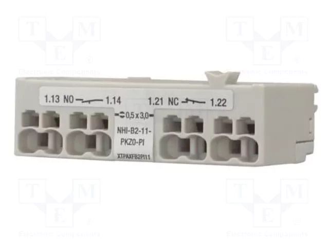 Auxiliary contacts; NC + NO; front; Leads: push-in terminals; PKZ EATON ELECTRIC NHI-B2-11-PKZ0-PI