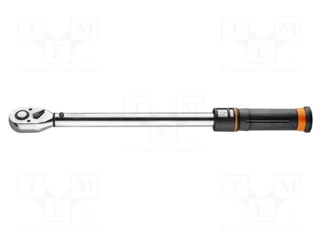 Wrench; torque; 490mm; 40÷200Nm; Mounting: 1/2" square NEO TOOLS NEO-08-825