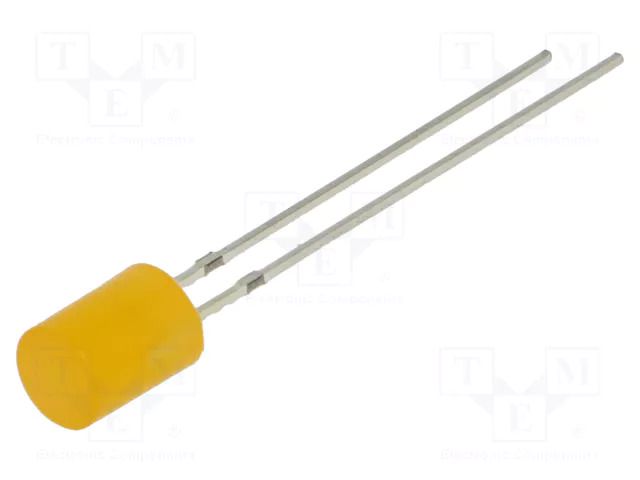 LED; orange; 5mm; 150mcd; 140°; Front: flat; 2.1÷2.6VDC; -30÷85°C OPTOSUPPLY OSO5JA5GE4B