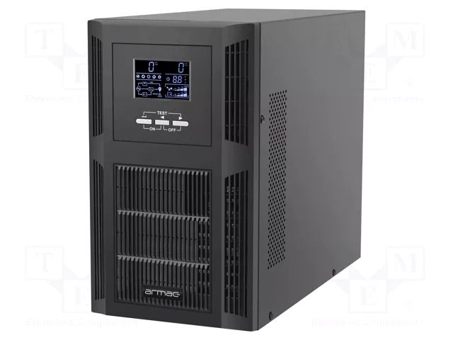 Power supply: UPS; 2000W; 2000VA; 208÷240V; 347x145x225mm; 9Ah ARMAC O/2000I/PF1