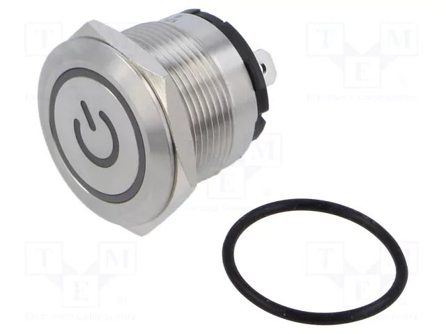 Switch: vandal resistant; Pos: 2; SPST; 20A/250VAC; IP67; OFF-ON E-SWITCH PVHC7F23SS644