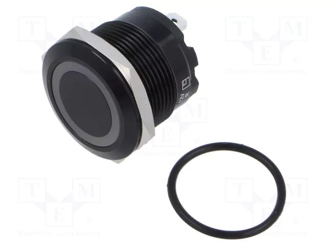 Switch: vandal resistant; Pos: 2; SPST; 20A/250VAC; IP67; OFF-(ON) E-SWITCH PVHC7F2B11314