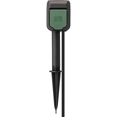 brennenstuhl®Connect WIFI smart outdoor socket 2-way / smart outdoor socket IP44 with ground spike and mounting plate 1154540601 4007123673520