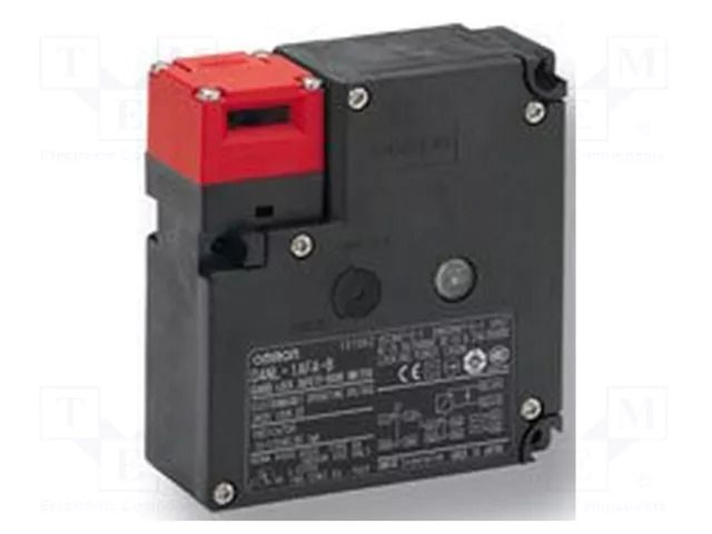Safety switch: bolting; D4NL; NC x2 + NO; IP67; plastic; black/red OMRON D4NL-4EFA-BS