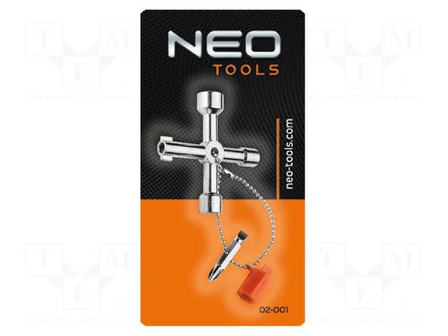 Wrench; for control cabinets NEO TOOLS NEO-02-001