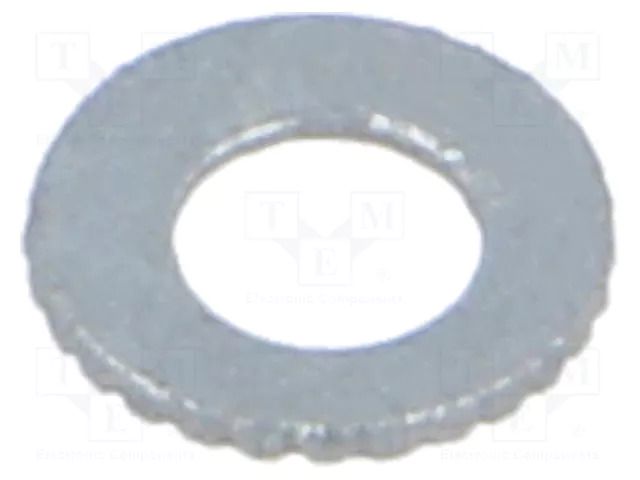 Washer; internally serrated; M3; D=6mm; h=0.9mm; spring steel BOSSARD B3/BN80598