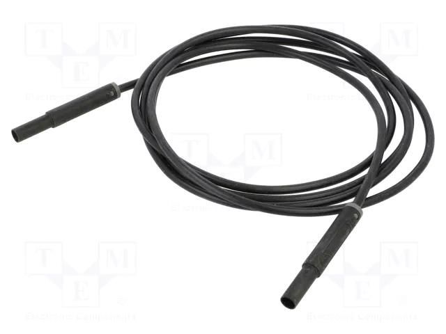 Test lead; 32A; banana plug 4mm,both sides; insulated; Len: 2m STÄUBLI SAK-4N-S25-20021