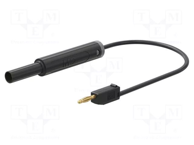 Test leads; 60VDC; 30VAC; 10A; banana socket 4mm,banana plug 2mm STÄUBLI AF-4A2A-F05-01521
