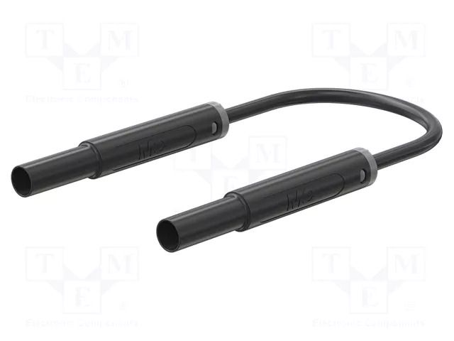 Test lead; 32A; banana plug 4mm,both sides; insulated; Len: 1.5m STÄUBLI SAK-4N-S25-15021