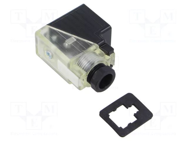 Connector: valve connector; plug; form B; 10mm; female; PIN: 3; 24V MURRELEKTRONIK 7000-29581-000000