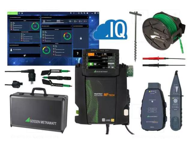 Meter: appliance meter; LCD; Earthing R range: 150mΩ÷9999Ω; USB GOSSEN METRAWATT GM-M537C