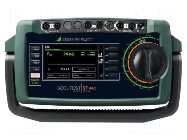 Meter: appliance meter; touch screen,LCD; VAC: 0÷300V; 10kΩ÷300MΩ GOSSEN METRAWATT GM-M707B