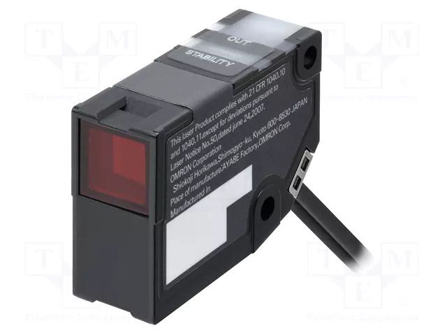 Sensor: laser OMRON E3NC-LH03-5M