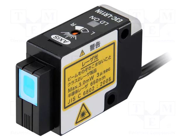 Sensor: laser; Range: 7m; Connection: cables; 2m OMRON E3C-LR11N-2M