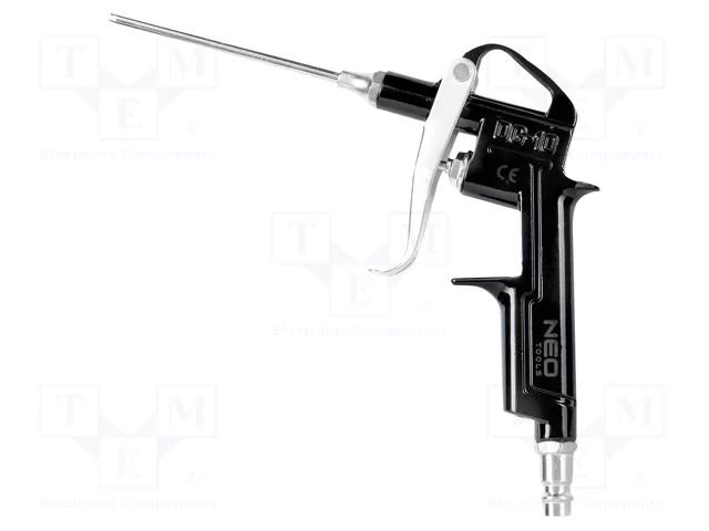 Air blow gun; long; 96mm; Pneumatic connection: 1/4" NEO TOOLS NEO-14-710