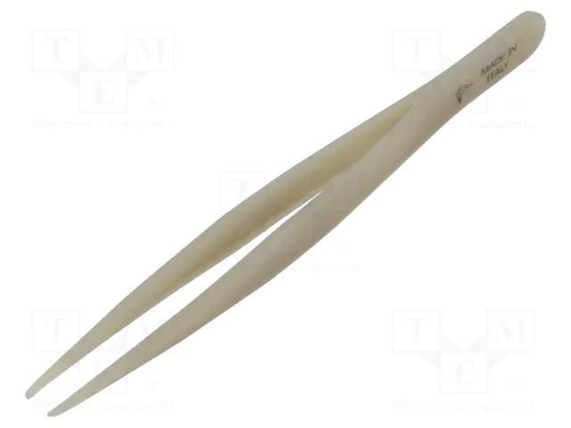 Tweezers; 110mm; Blade tip shape: flat PIERGIACOMI PG-110N-NYLON