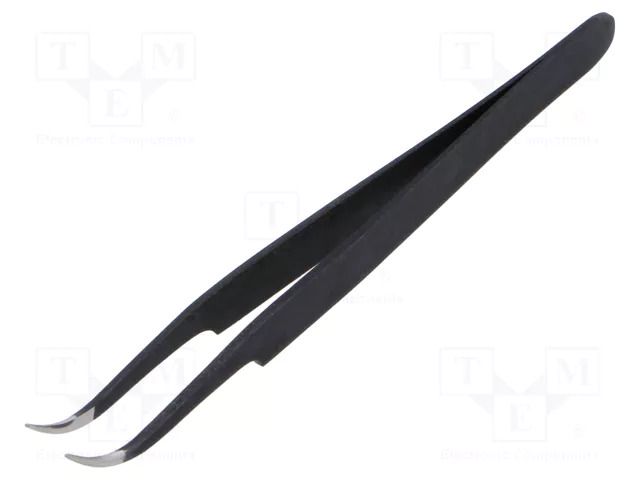 Tweezers; Blade tip shape: hook; Tweezers len: 120mm; ESD PIERGIACOMI PG-7A-SA-ESD