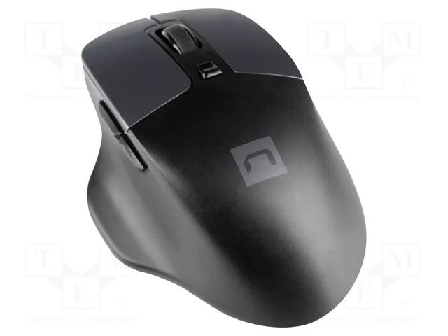 Mouse; black; USB A; wireless,optical; No.of butt: 6; 10m NATEC NMY-1874