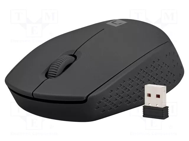 Mouse; black; USB A; wireless,optical; No.of butt: 3; 10m NATEC NMY-2000