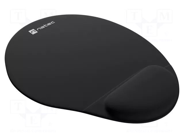 Pad; black; mouse,wrist; gel; 245x225x22mm NATEC NPF-0783
