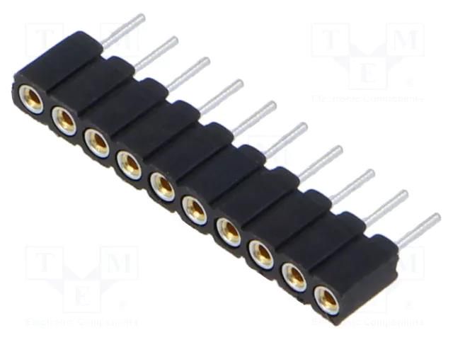 Connector: pin strips; socket; female; PIN: 10; BLY 1; 2.5A; 100V FISCHER ELEKTRONIK BLY.1.10