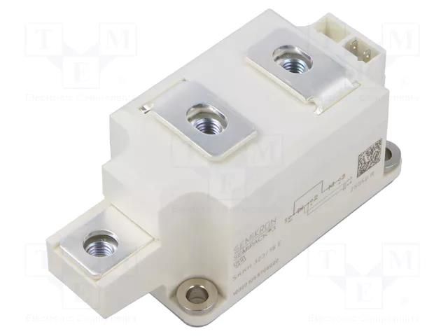 Module: diode-thyristor; 1.8kV; 320A; SEMIPACK3; Ufmax: 1.45V SEMIKRON DANFOSS SKKH323/18E
