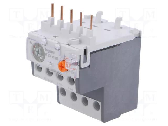 Thermal relay; Auxiliary contacts: NO + NC; 7÷10A; CTX3 MINI LEGRAND 417091