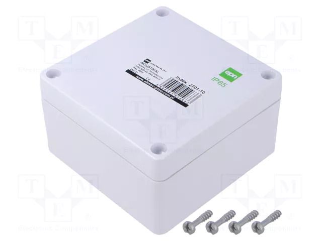 Enclosure: multipurpose; X: 105mm; Y: 105mm; Z: 66mm; INDUSTRIAL ELEKTRO-PLAST NASIELSK EPN-2701-10