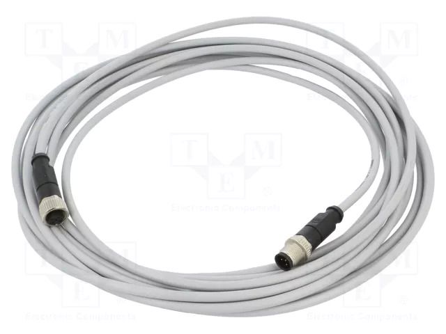 Cable: for sensors/automation; PIN: 5; plug; PVC; 7.5m HARTING C21320000000023