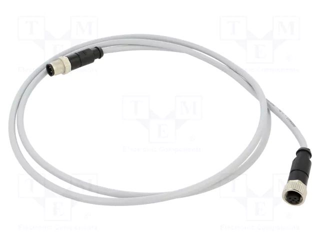 Cable: for sensors/automation; PIN: 5; plug; PVC; 1.5m HARTING C21320000000033