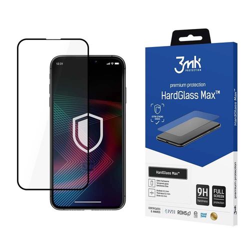 Tempered glass for iPhone 14 9H from the 3mk HardGlass Max series, 3mk Protection 5903108488969 5903108488969