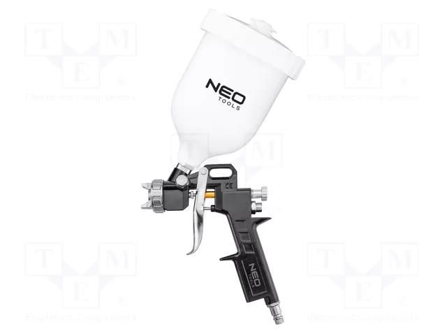 Spray gun; 230l/min; Pneumatic connection: 1/4"; max.4bar; 0.6l NEO TOOLS NEO-14-702