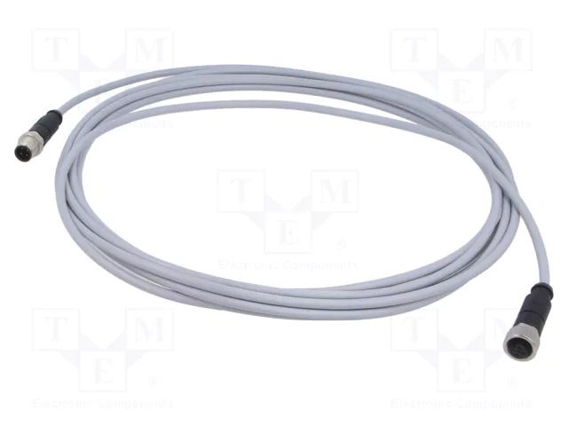 Cable: for sensors/automation; PIN: 4; plug; PVC; 5m HARTING C21320000000003