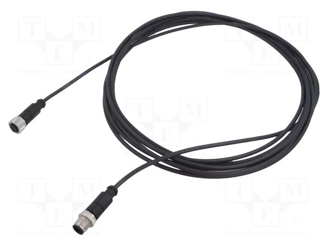 Cable: for sensors/automation; PIN: 5; plug; PUR; 5m HARTING C21320000000110