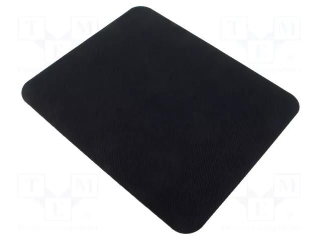 Pad; black; mouse; Features: labelling-friendly surface; 10pcs. NATEC NPP-2039/10PACK