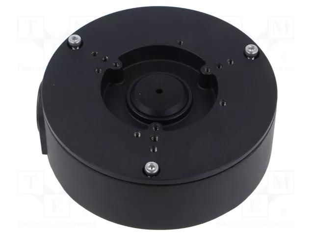Accessories: junction box; Ø124x41mm; black; -40÷60°C; IP66 DAHUA PFA130-E-BLACK