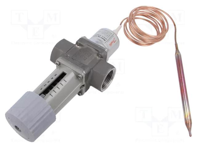 Thermostatic valve; G 1"; stainless steel; AVTA; 0÷16bar; 2.3m DANFOSS 003N4150