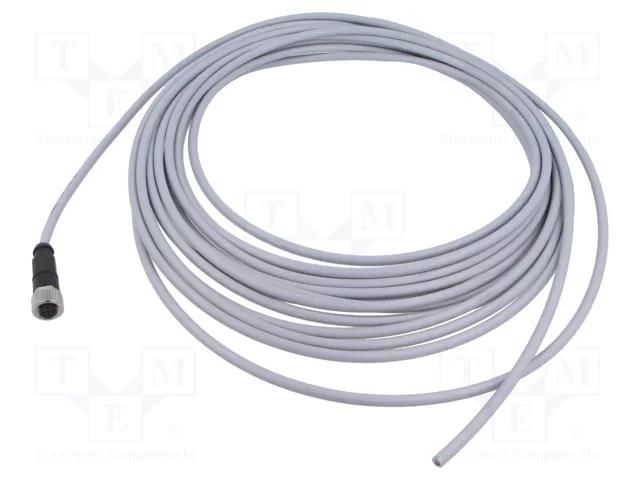 Connector: M12; plug; female; PIN: 5; straight; cables; 10m HARTING C21320000000041