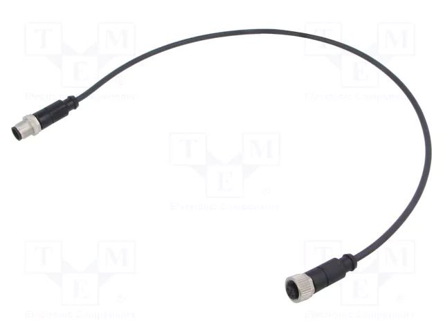 Cable: for sensors/automation; M12; PIN: 4; straight; plug; PUR HARTING C21320000000076